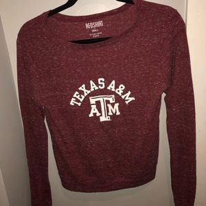Maroon Texas A&M long sleeve shirt